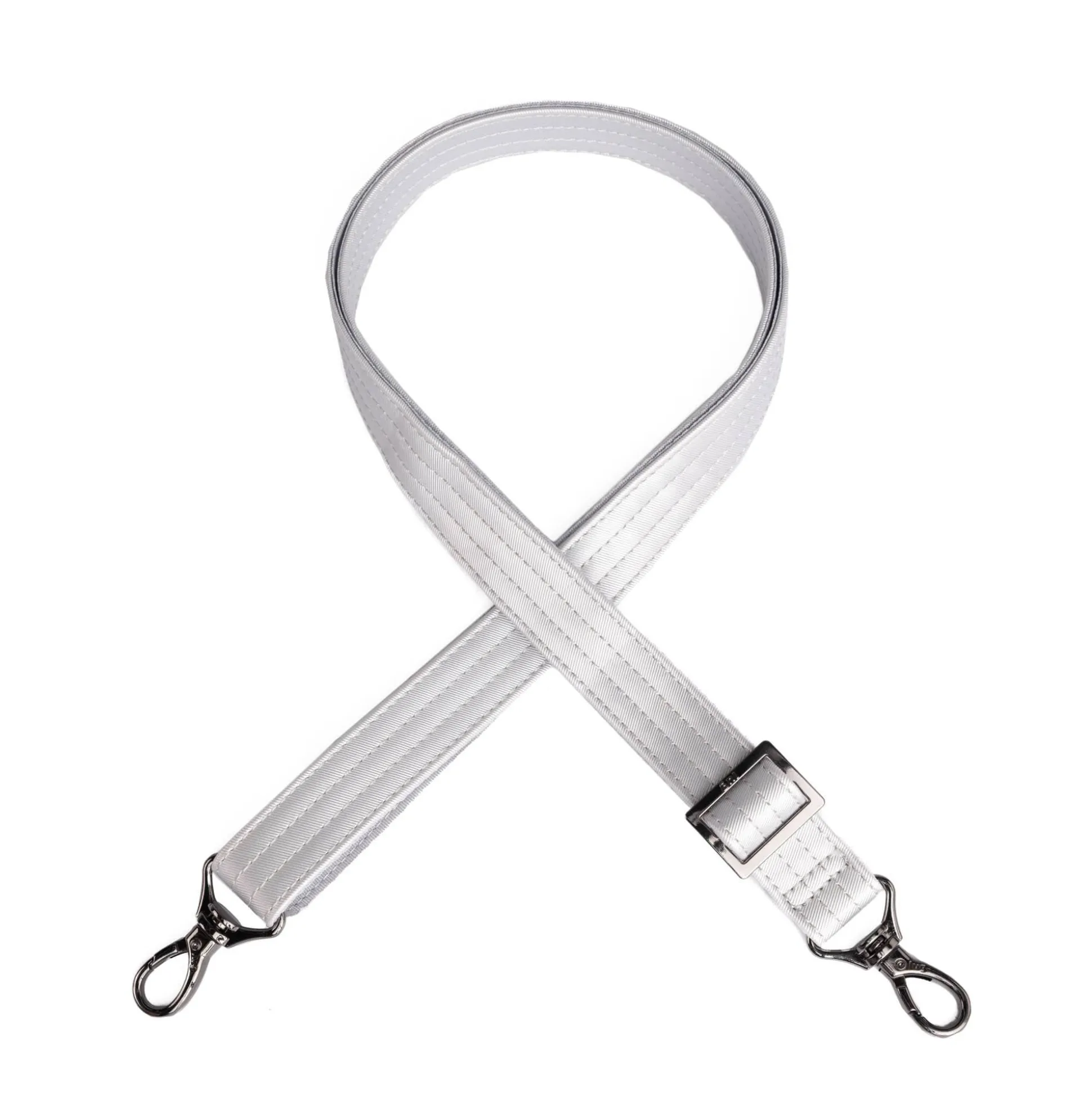 Adjustable Webbed Satin Luxe VL Bag Strap - 1"