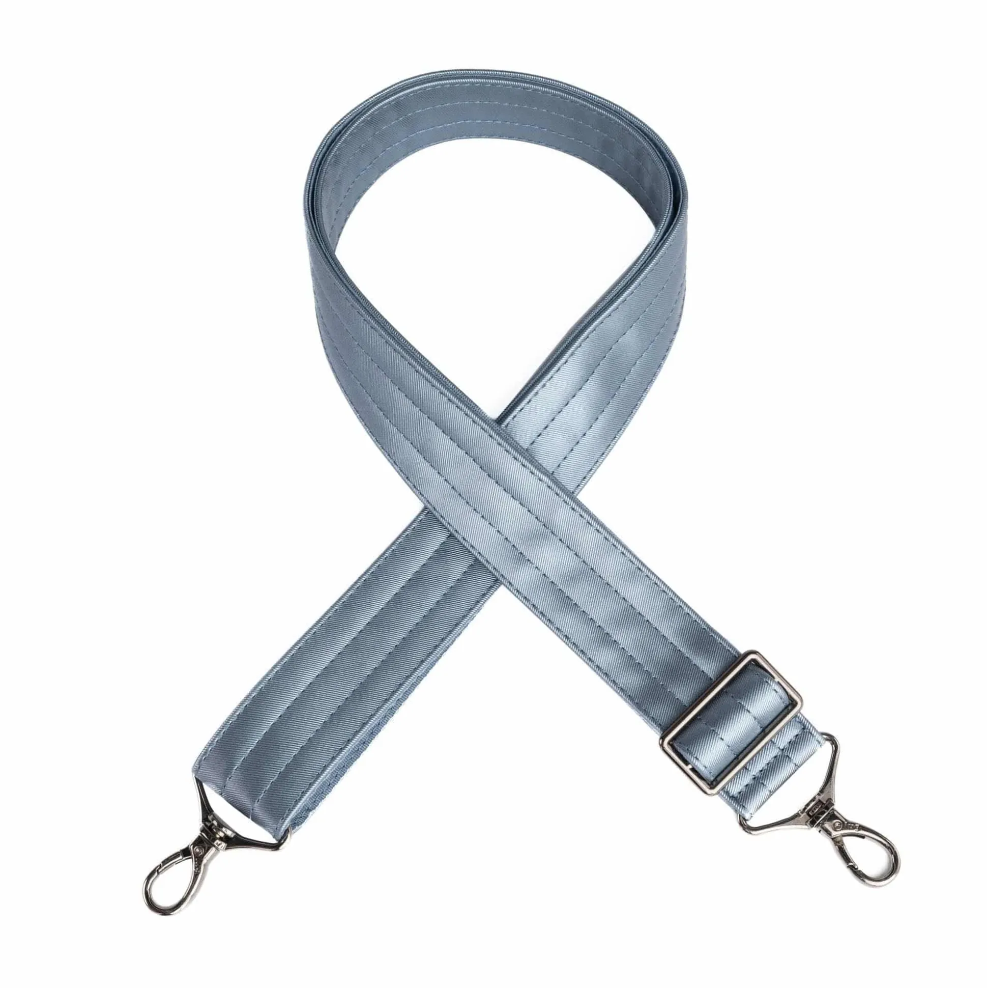 Adjustable Webbed Satin Luxe VL Bag Strap - 1.5"