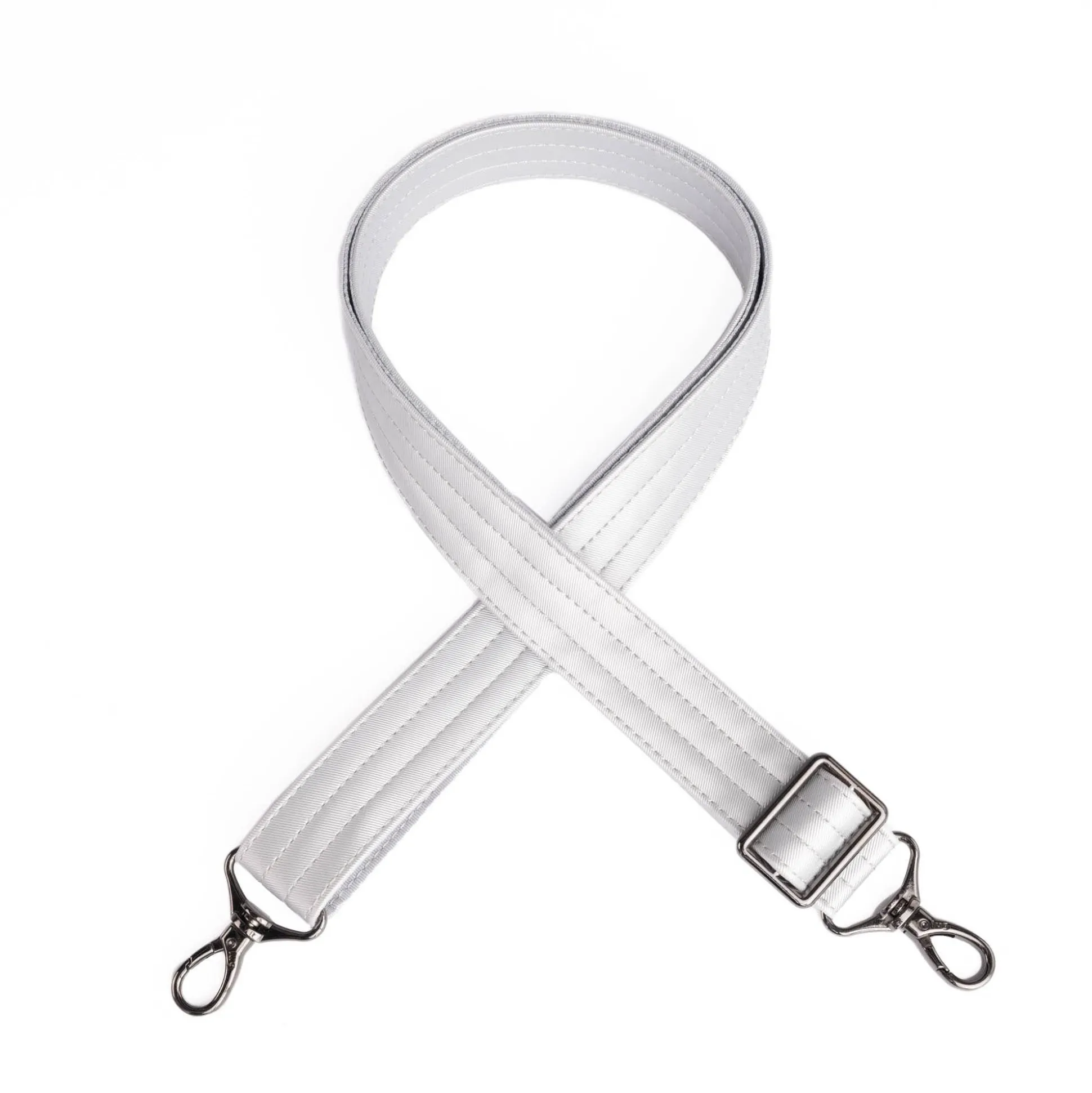 Adjustable Webbed Satin Luxe VL Bag Strap - 1.25"