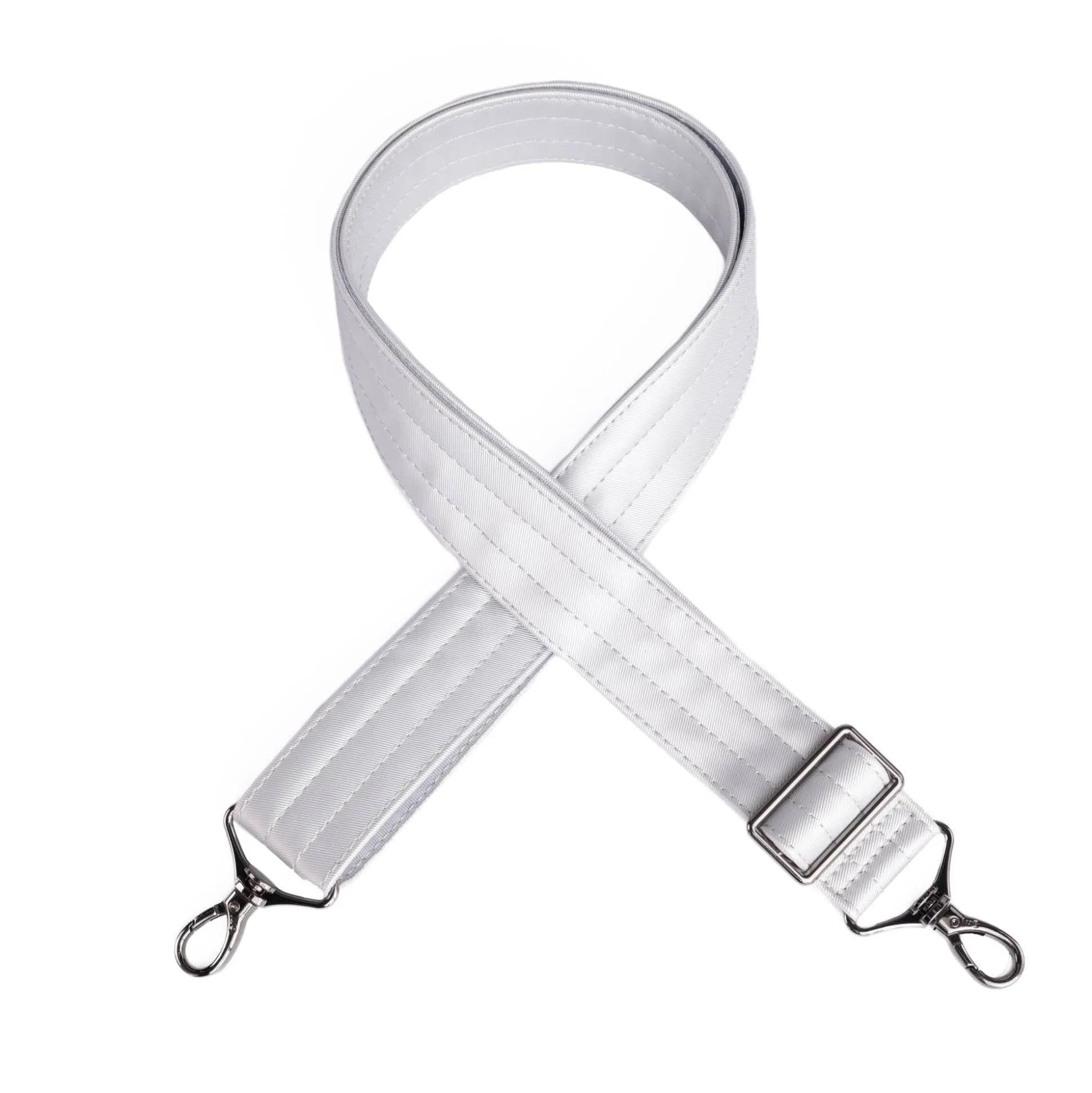 Adjustable Webbed Satin Luxe VL Bag Strap - 1.5"