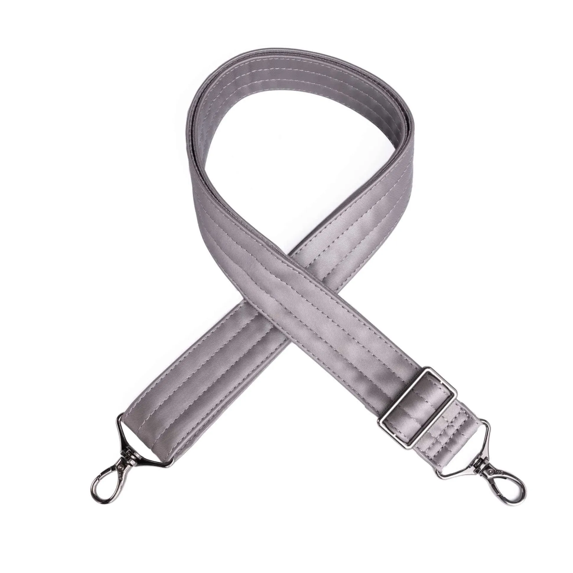 Adjustable Webbed Satin Luxe VL Bag Strap - 1.5"