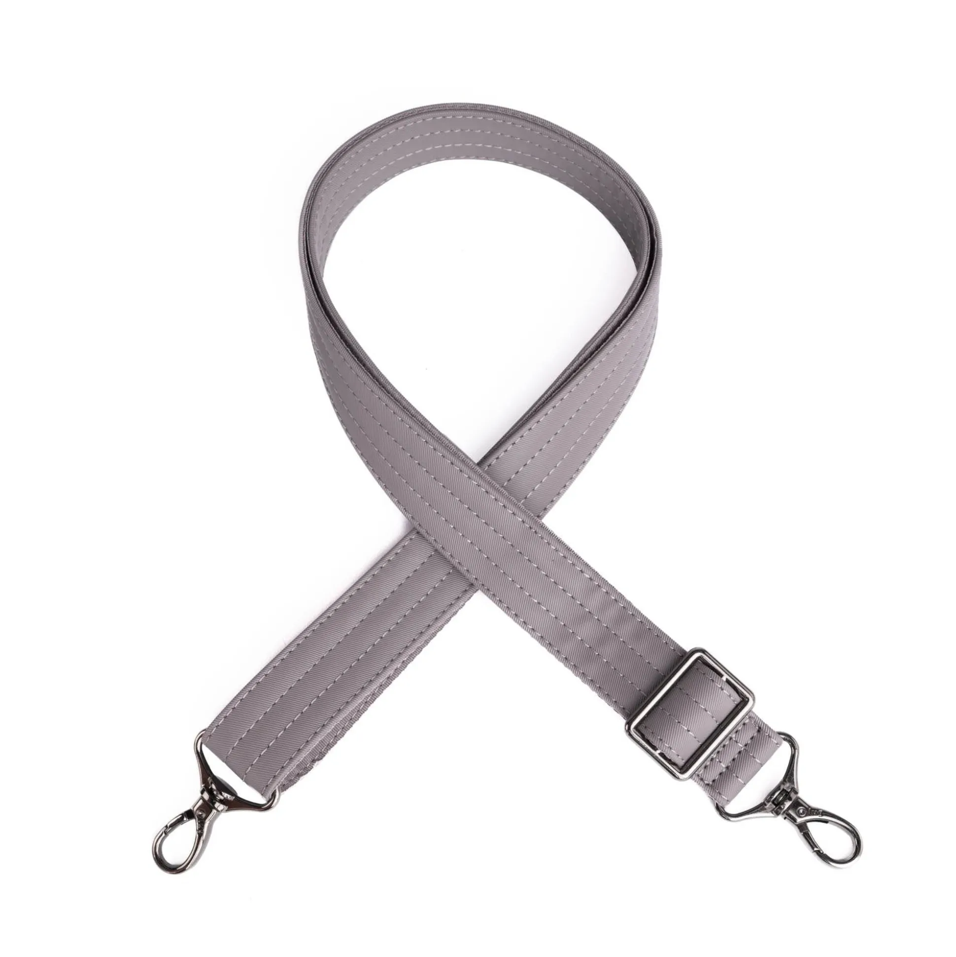 Adjustable Webbed Satin Luxe VL Bag Strap - 1.25"