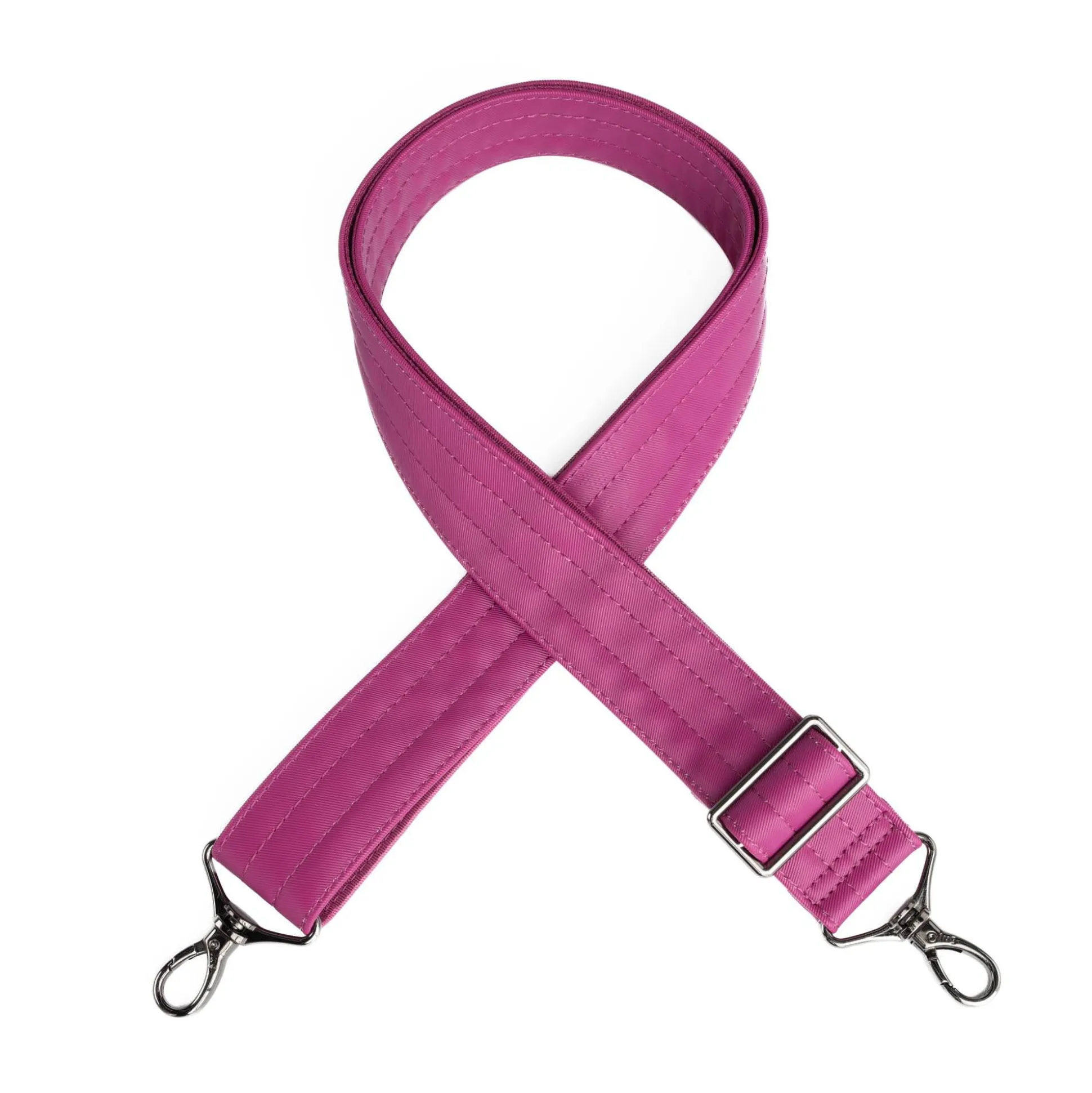 Adjustable Webbed Satin Luxe VL Bag Strap - 1.5"