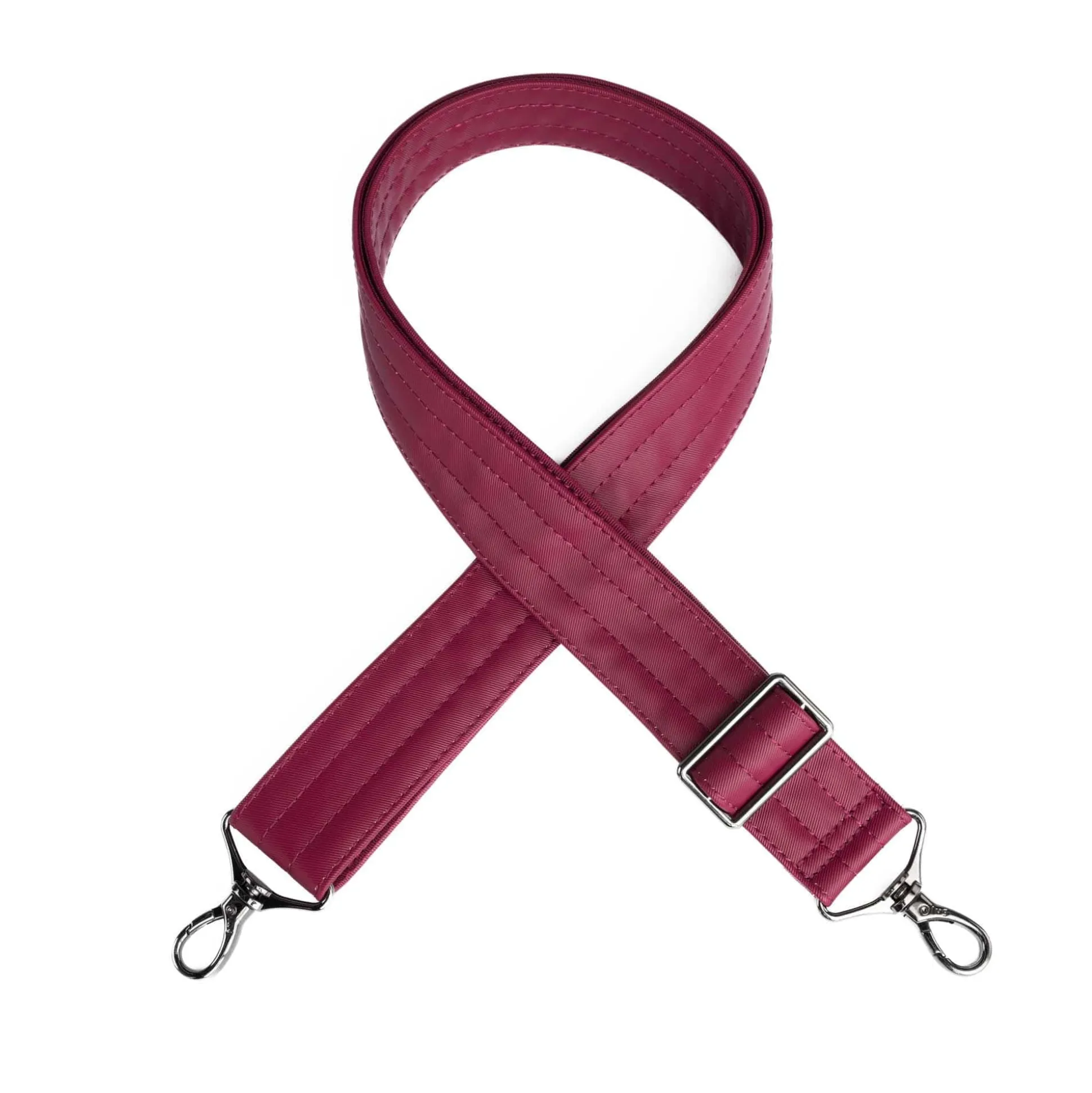Adjustable Webbed Satin Luxe VL Bag Strap - 1.5"