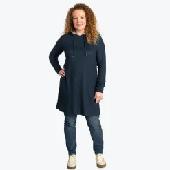 Dilly Dally Brushed Sweater Knit Lounge Dress