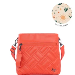 Double Dip Satin Luxe VL Crossbody Bag