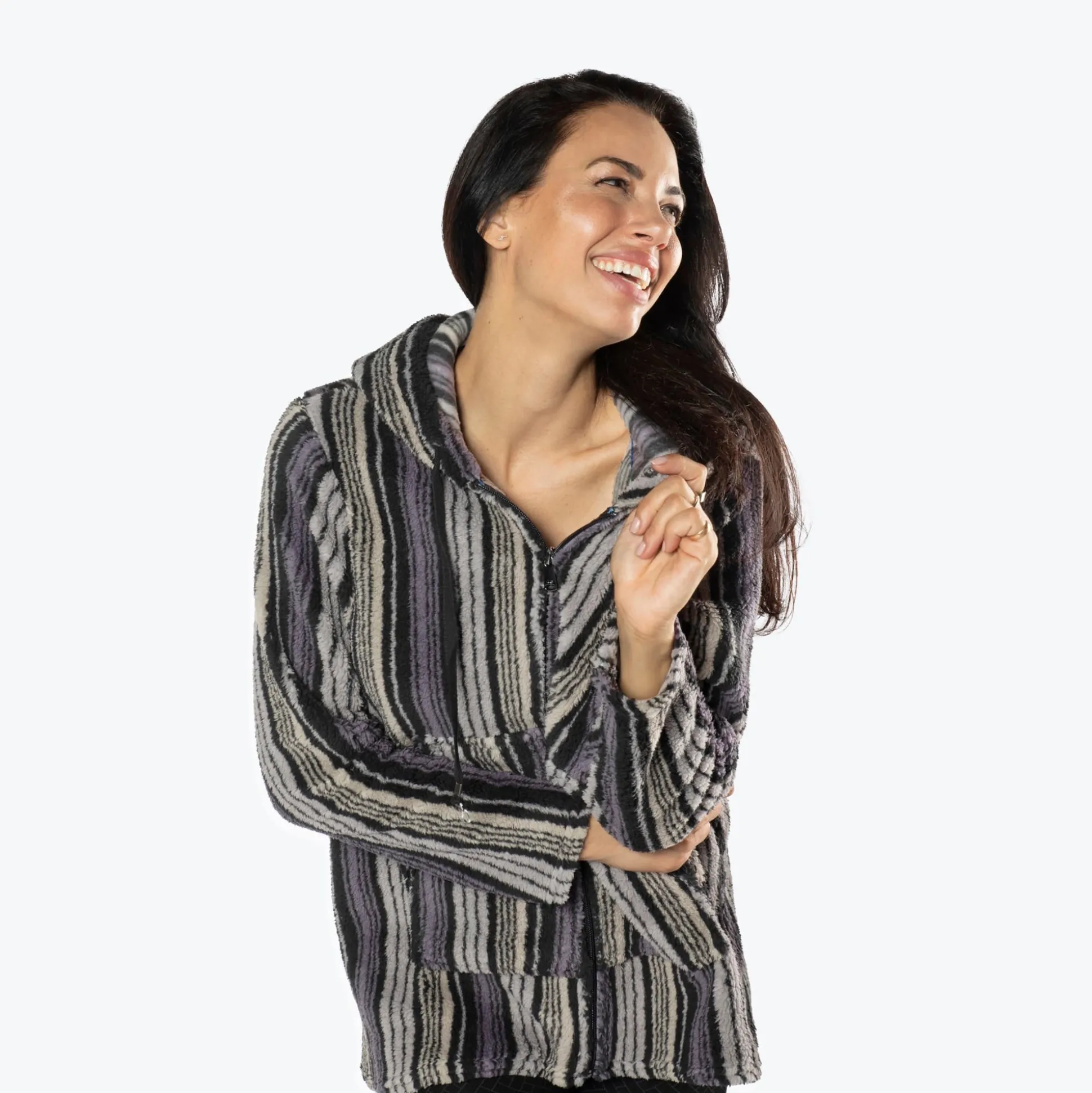 Echo Sherpa Zipper Cardigan