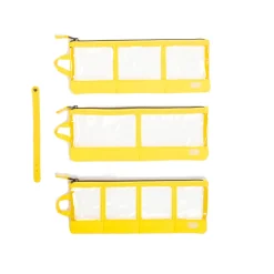 Envelope 3pc Clearview Zip Organizers