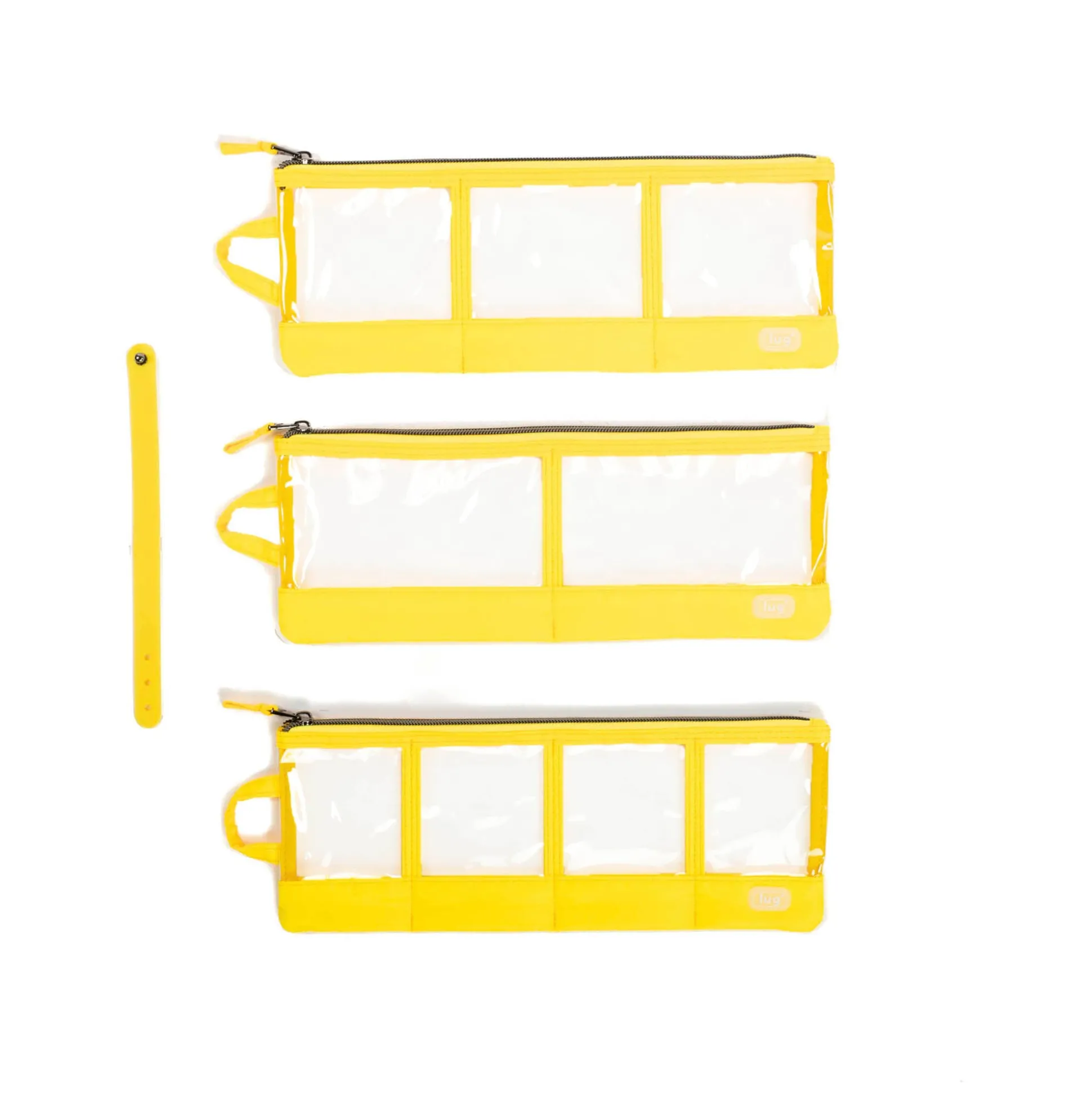 Envelope 3pc Clearview Zip Organizers
