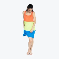 Flare Colorblock Dress