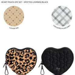 Heart Pouch 2pc Set