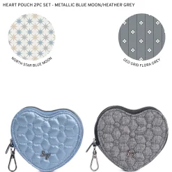 Heart Pouch 2pc Set