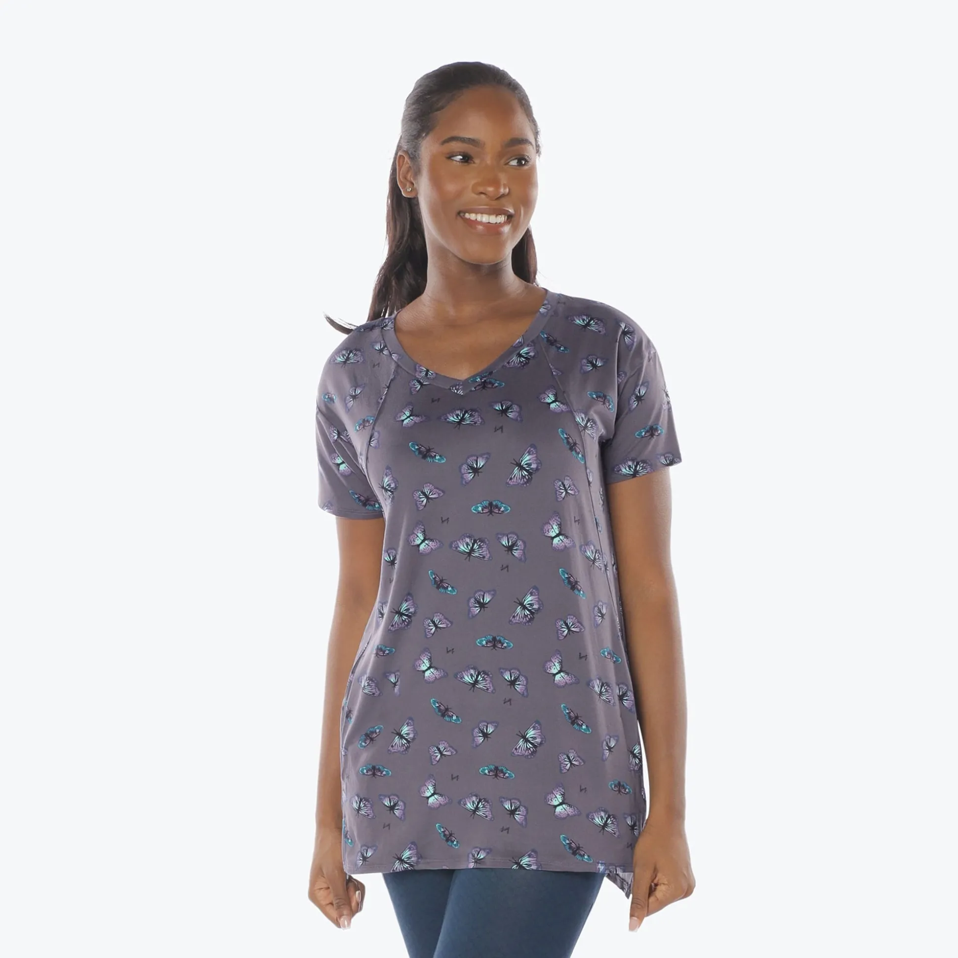 Hopper High Low Tunic Top