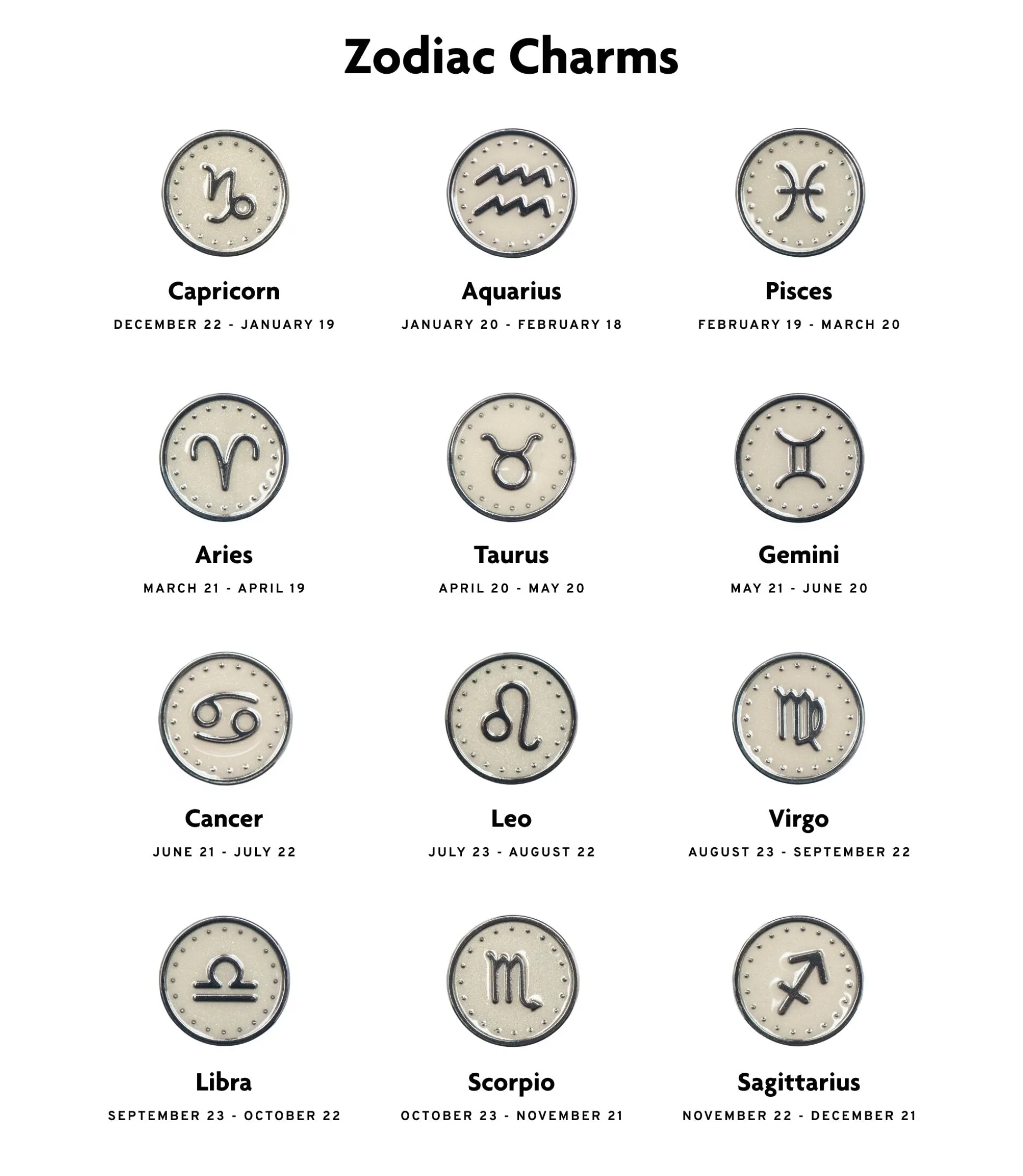 Lug Zodiac Bag Charm