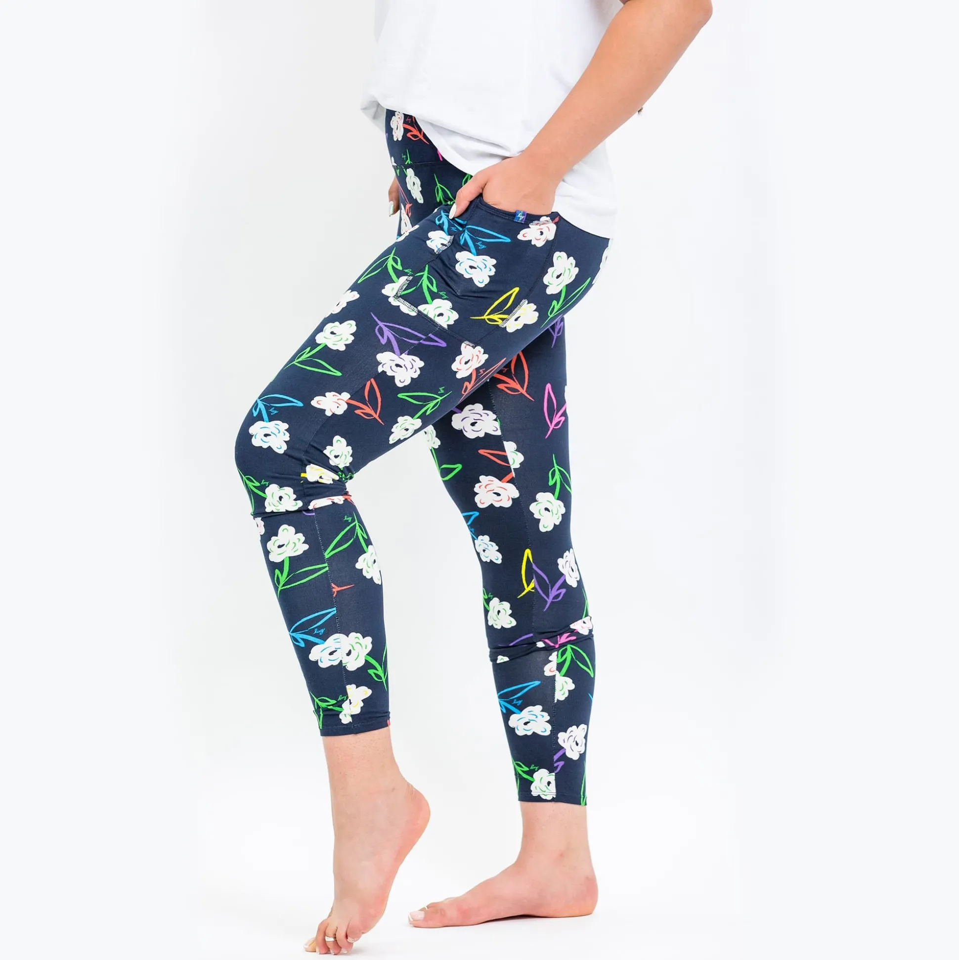 Lugging Ankle Leggings - Prints