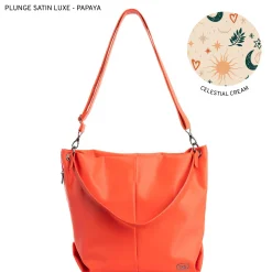 Plunge Satin Luxe VL Carry-All Crossbody Bag