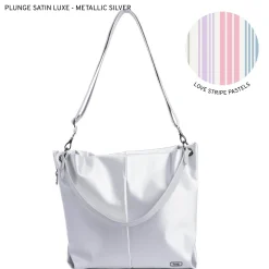 Plunge Satin Luxe VL Carry-All Crossbody Bag