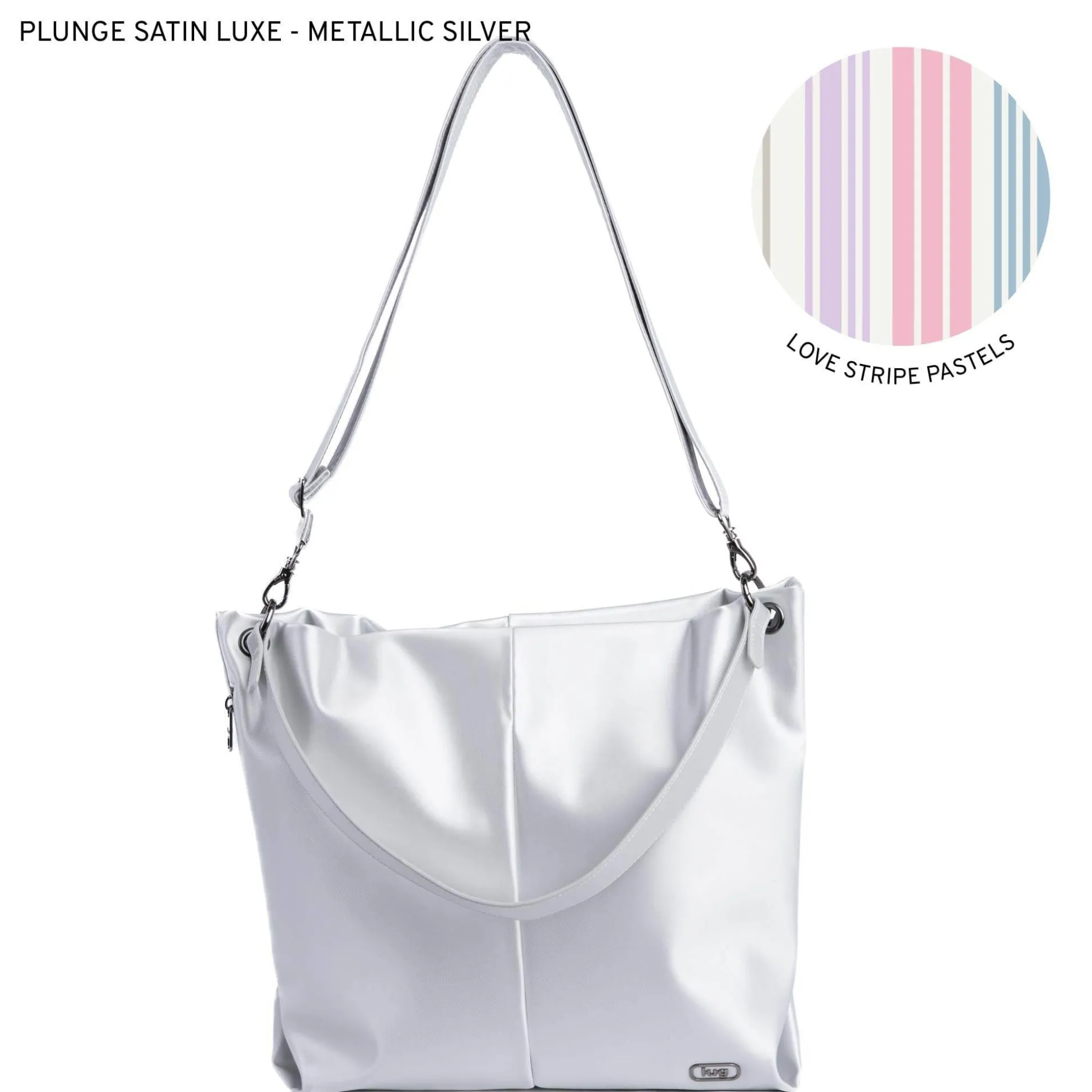 Plunge Satin Luxe VL Carry-All Crossbody Bag