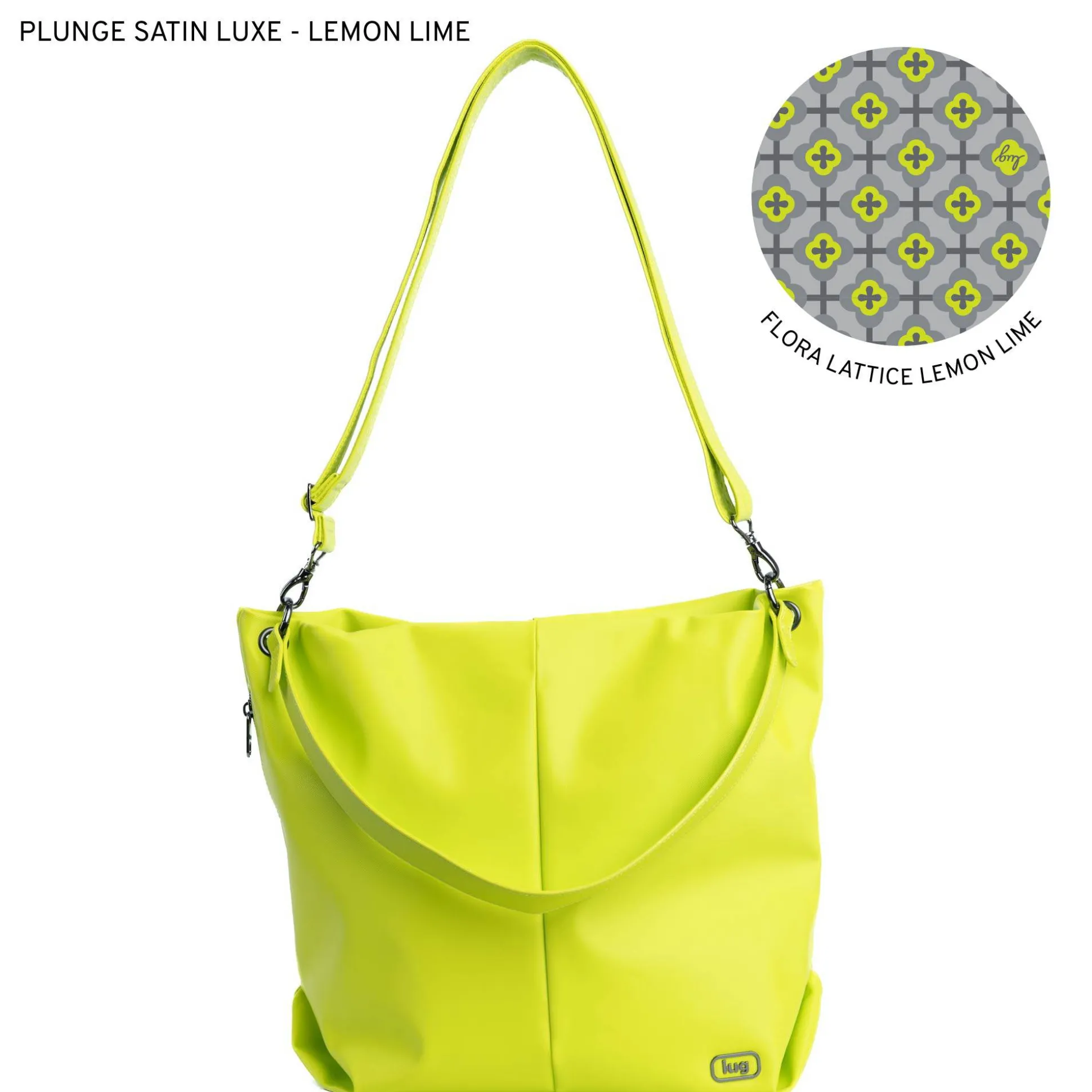 Plunge Satin Luxe VL Carry-All Crossbody Bag