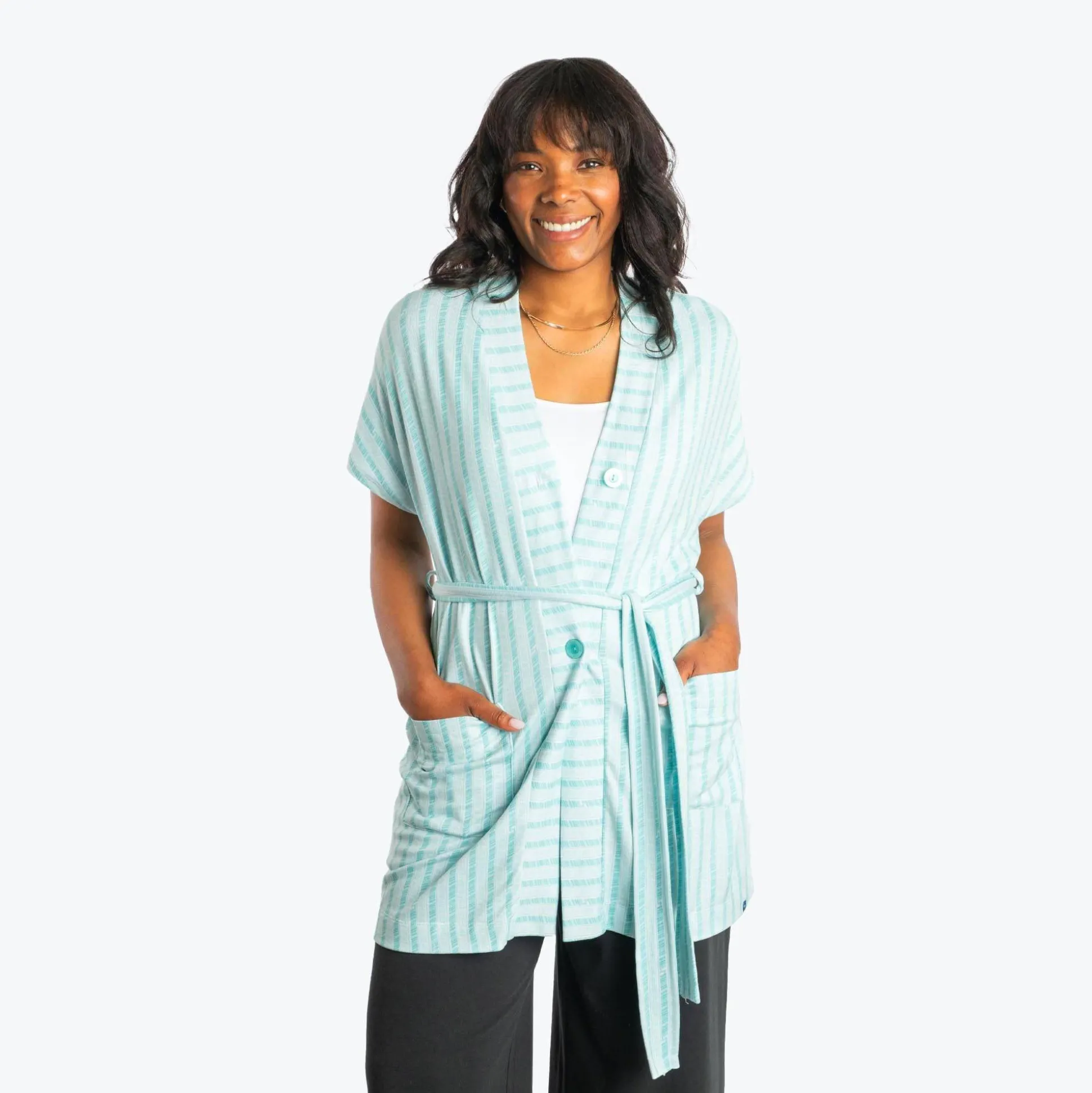 Sashay Lounge Wrap Vest