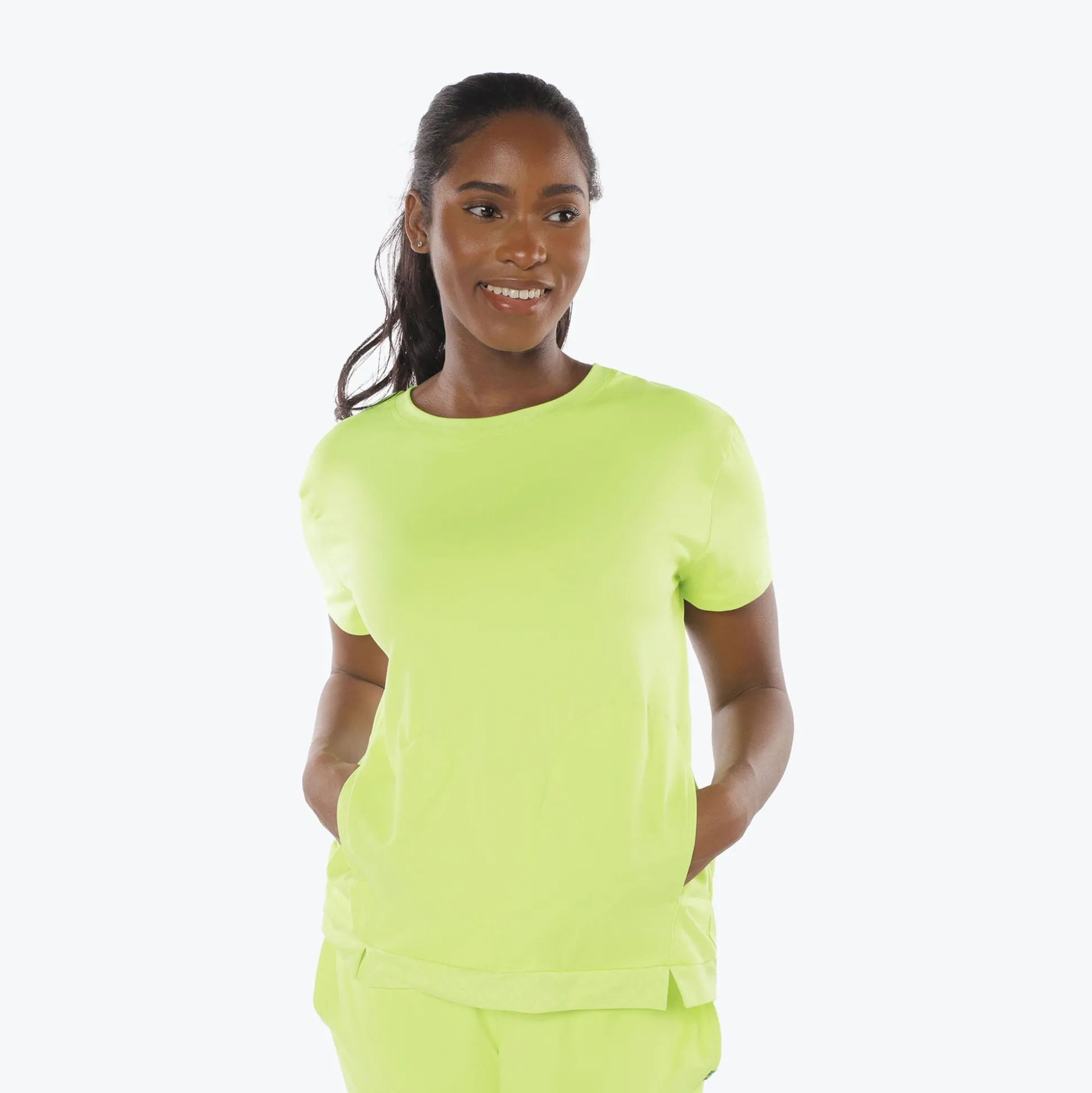 Scoop Short Sleeve Top