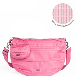 Scuffle Pleated Crossbody Bag with Disco Pouch
