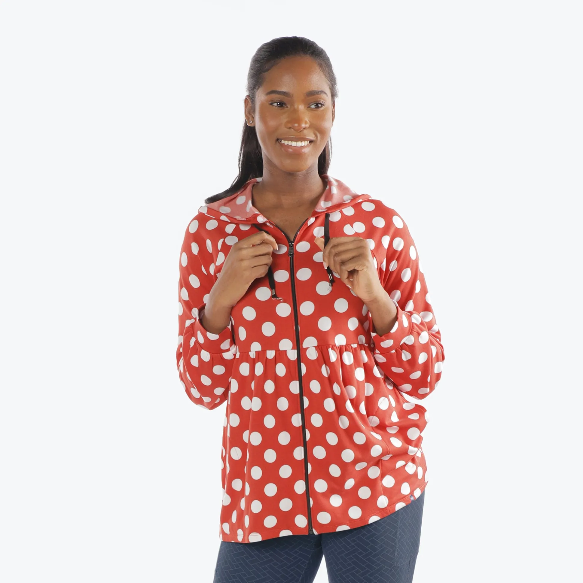 Shimmy Brushed Jersey Zip Up
