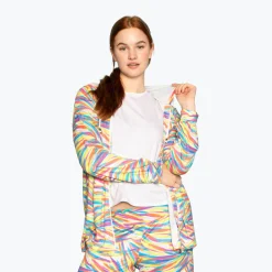 Shimmy Brushed Jersey Zip Up