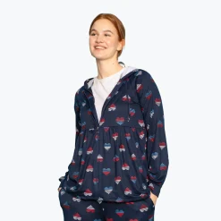 Shimmy Brushed Jersey Zip Up