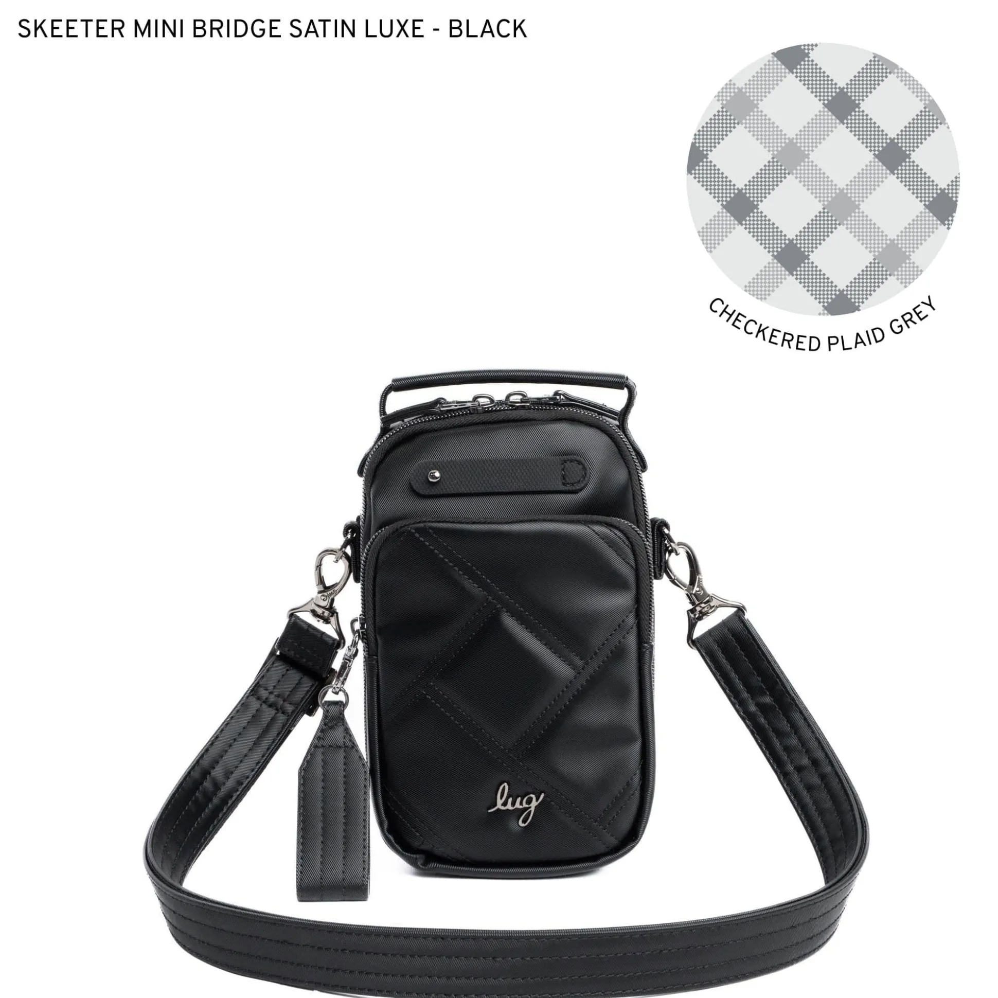 Skeeter Mini Bridge Satin Luxe VL Convertible Crossbody Bag