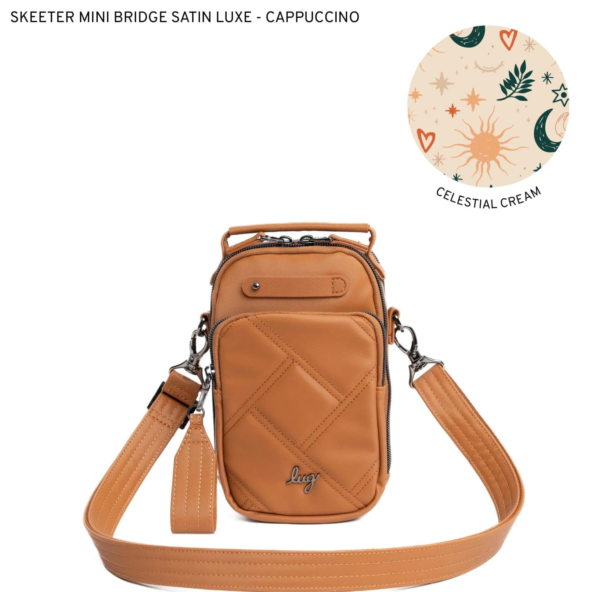 Skeeter Mini Bridge Satin Luxe VL Convertible Crossbody Bag