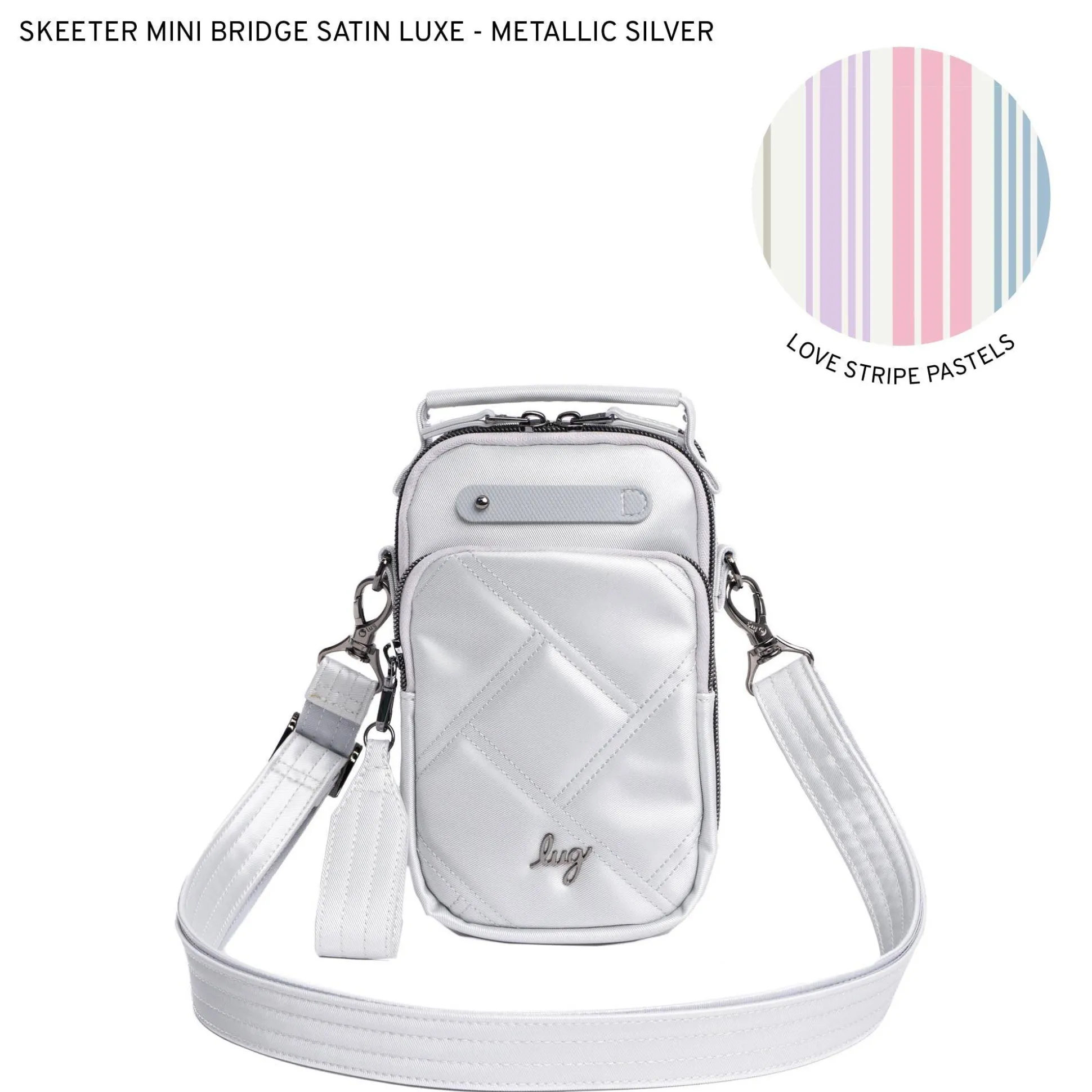 Skeeter Mini Bridge Satin Luxe VL Convertible Crossbody Bag