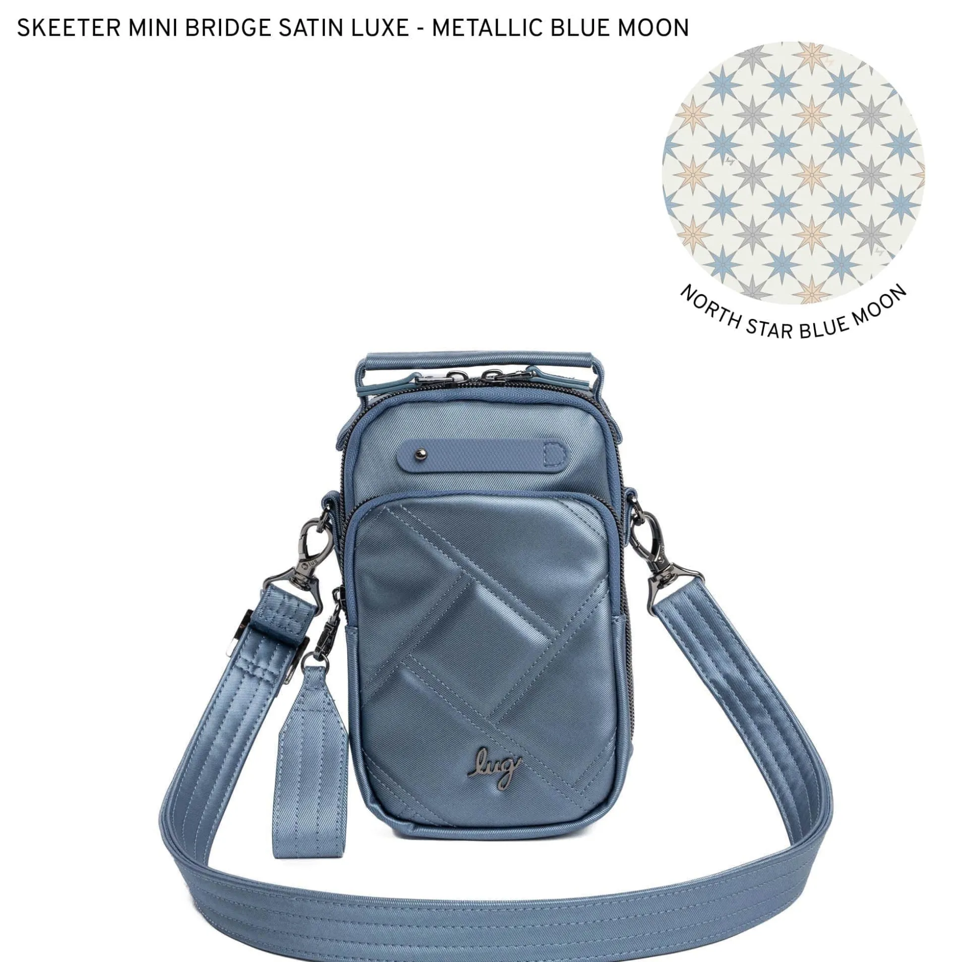 Skeeter Mini Bridge Satin Luxe VL Convertible Crossbody Bag