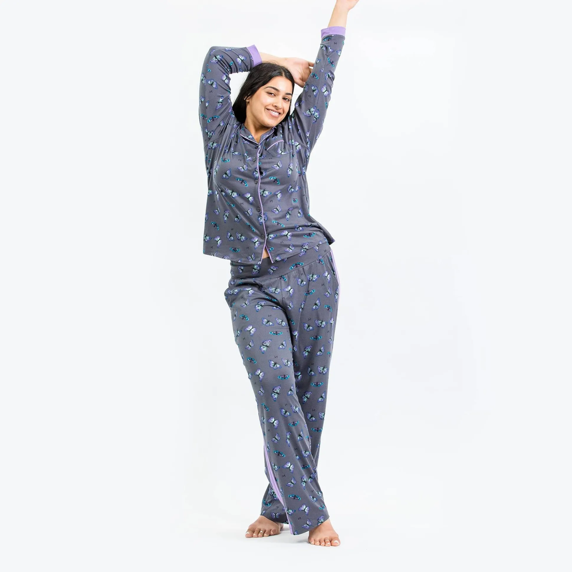 Tandem Collar Pajama Set