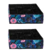Trolley 2pc 24 Pocket Drawer Organizers