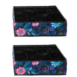 Trolley 2pc 24 Pocket Drawer Organizers