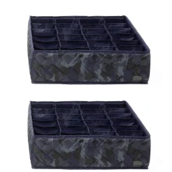 Trolley 2pc 24 Pocket Drawer Organizers