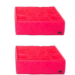 Trolley 2pc 24 Pocket Drawer Organizers
