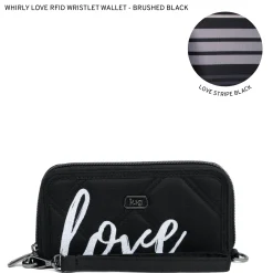 Whirly Love RFID Wristlet Wallet