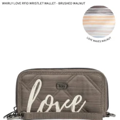 Whirly Love RFID Wristlet Wallet
