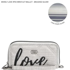 Whirly Love RFID Wristlet Wallet