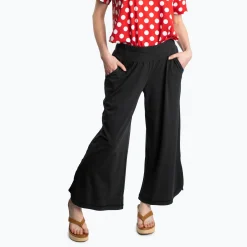 Wiffle Cotton Jersey Cropped Pant